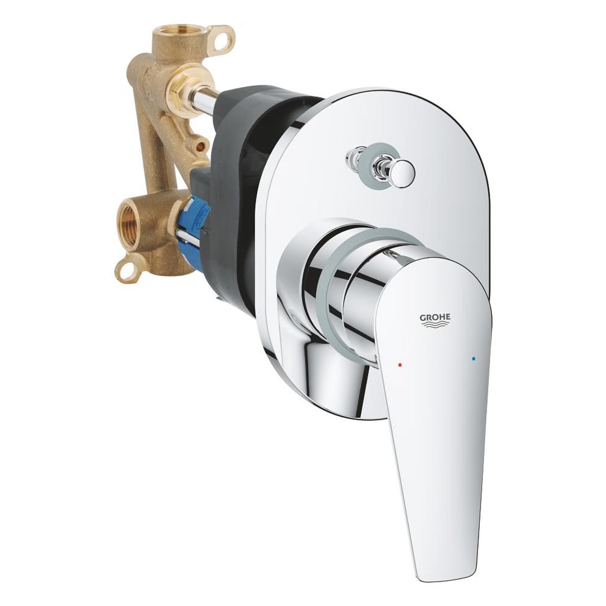 BauEdge Single-lever Bath/Shower Mixer BauEdge Single-lever Bath/Shower Mixer