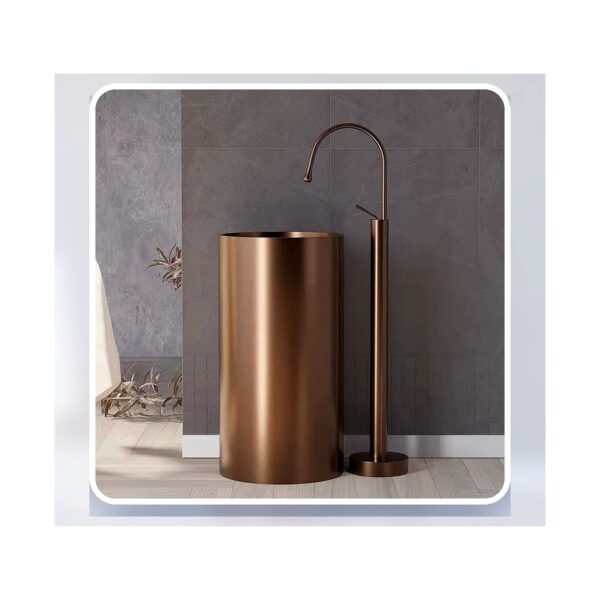 Gold Freestanding Wash Basin