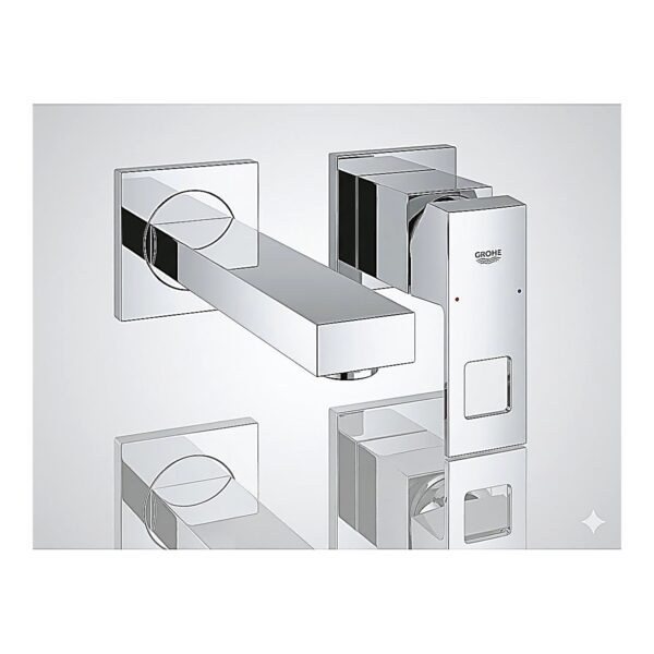 Eurocube Wall Basin Mixer