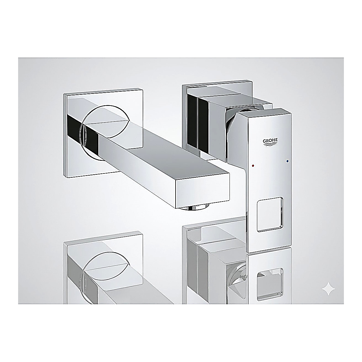 Eurocube Wall Basin Mixer Eurocube Wall Basin Mixer