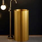 Gold Freestanding Wash Basin