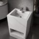 Marble Cube Pedestal Wash Basin
