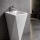 Diamond Porcelain Pedestal Basin
