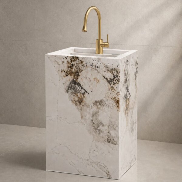 Marble Pedestal Wash Basin
