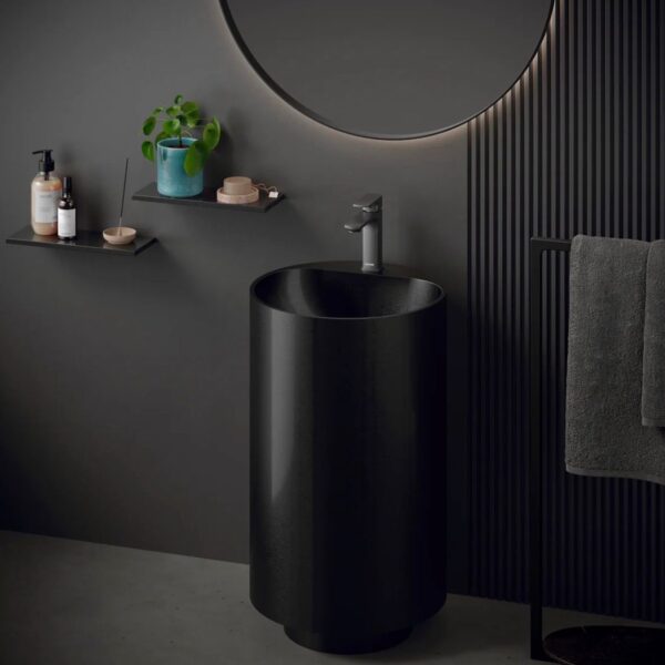 Black Freestanding Wash Basin