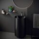 Black Freestanding Wash Basin