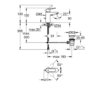 BauEdge Single-lever Basin Mixer 1/2" S-Size