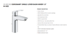 Lineare Single-lever Basin Mixer 1/2" S-Size