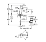 Eurocube Single-lever Basin Mixer 1/2" L-Size