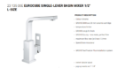 Concetto Single-lever Basin Mixer 1/2" M-Size