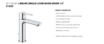 Eurosmart Single-lever Basin Mixer 1/2" M-Size