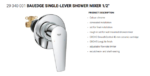 BauEdge Single-lever Shower Mixer 1/2"