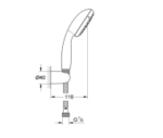 Tempesta 100 Wall Holder Set 2 Sprays