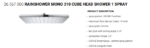 Rainshower Mono 310 Cube Head Shower 1 Spray