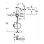 BauEdge Single-Lever Sink Mixer 1/2"
