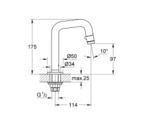 Universal Pillar Tap 1/2"