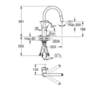 Eurocosmo Single-Lever Sink Mixer 1/2"