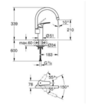 Eurosmart Single-Lever Sink Mixer 1/2"