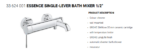 Essence Single-lever Bath Mixer 1/2"