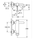 Essence Single-lever Bath Mixer 1/2"
