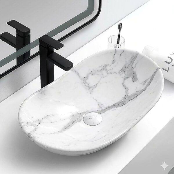 Marble Porcelain Wash Basin