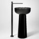 Pedestal Sink · Black