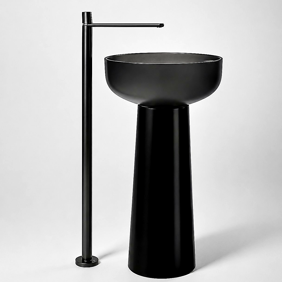 Pedestal Sink ยท Black Pedestal Sink ยท Black