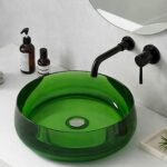 Transparent Wash Basin · Green