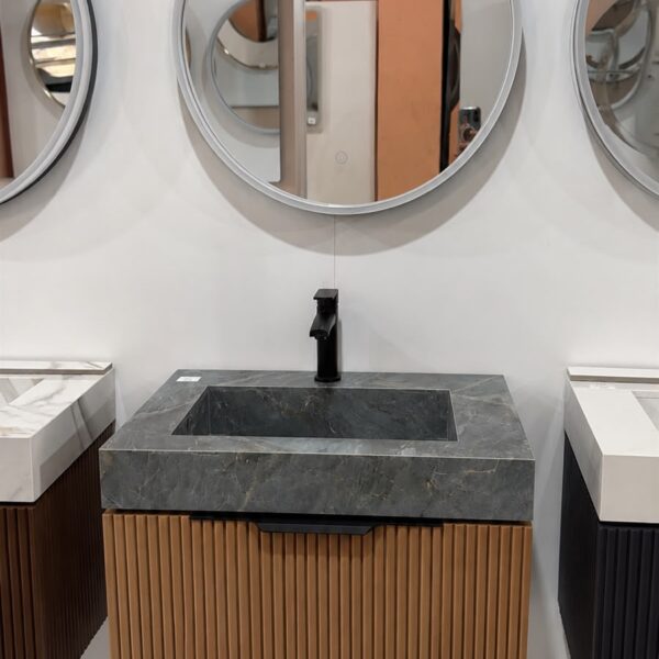 Natural Wood Floating Vanity