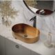 Rose Gold Oval Stainless Basin