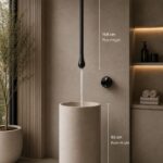 Ceiling Drop Mixer · Black