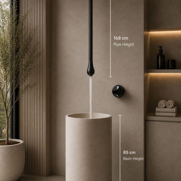 Ceiling Drop Mixer · Black