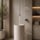 Ceiling Drop Mixer · Chrome