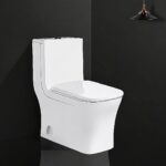 Curved Square Toilet · Dark