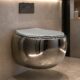 Chrome Bubble Wall Hung WC
