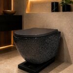 Croc Texture Wall Hung WC