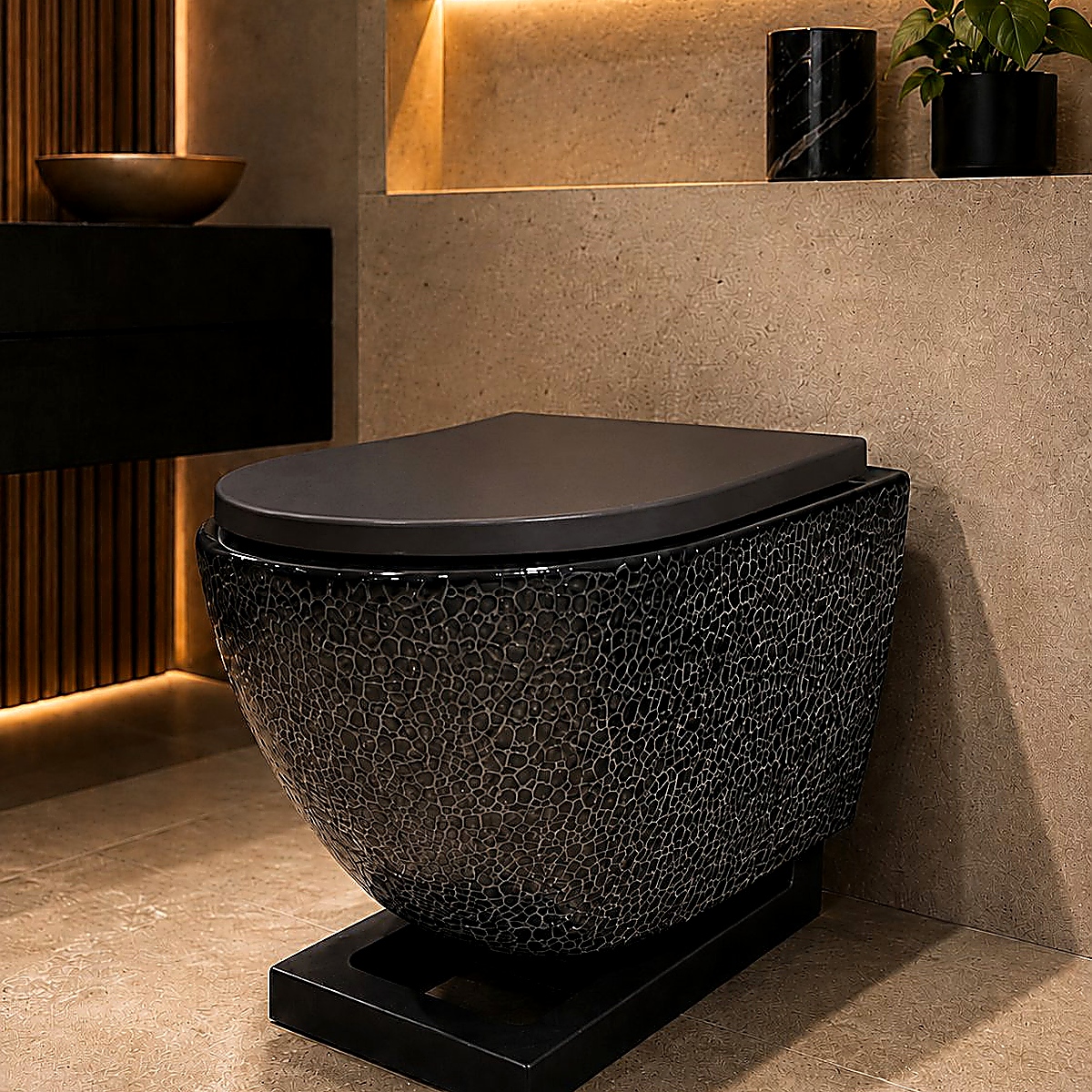 Croc Texture Wall Hung WC Croc Texture Wall Hung WC