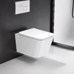 Square Wall Hung WC · Dark