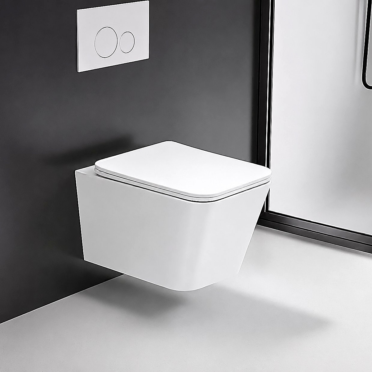 Square Wall Hung WC ยท Dark Square Wall Hung WC ยท Dark