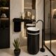 Modern Freestanding Basin with Black Finish