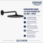 Grohe Rainshower Mono 310 Head Shower Set