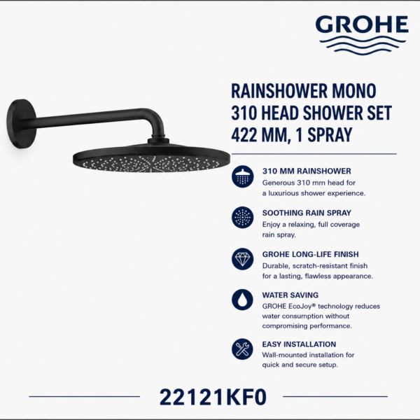 Grohe Rainshower Mono 310 Head Shower Set