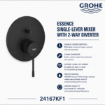 Essence Single-Lever Mixer with 2-Way Diverter