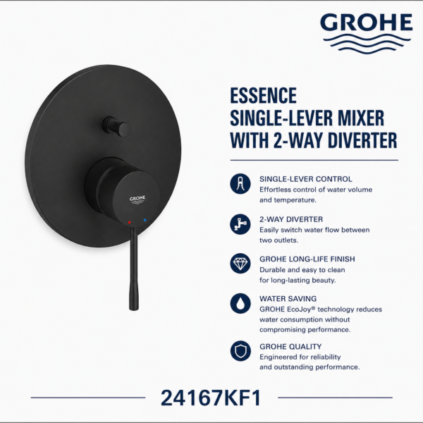 Essence Single-Lever Mixer with 2-Way Diverter