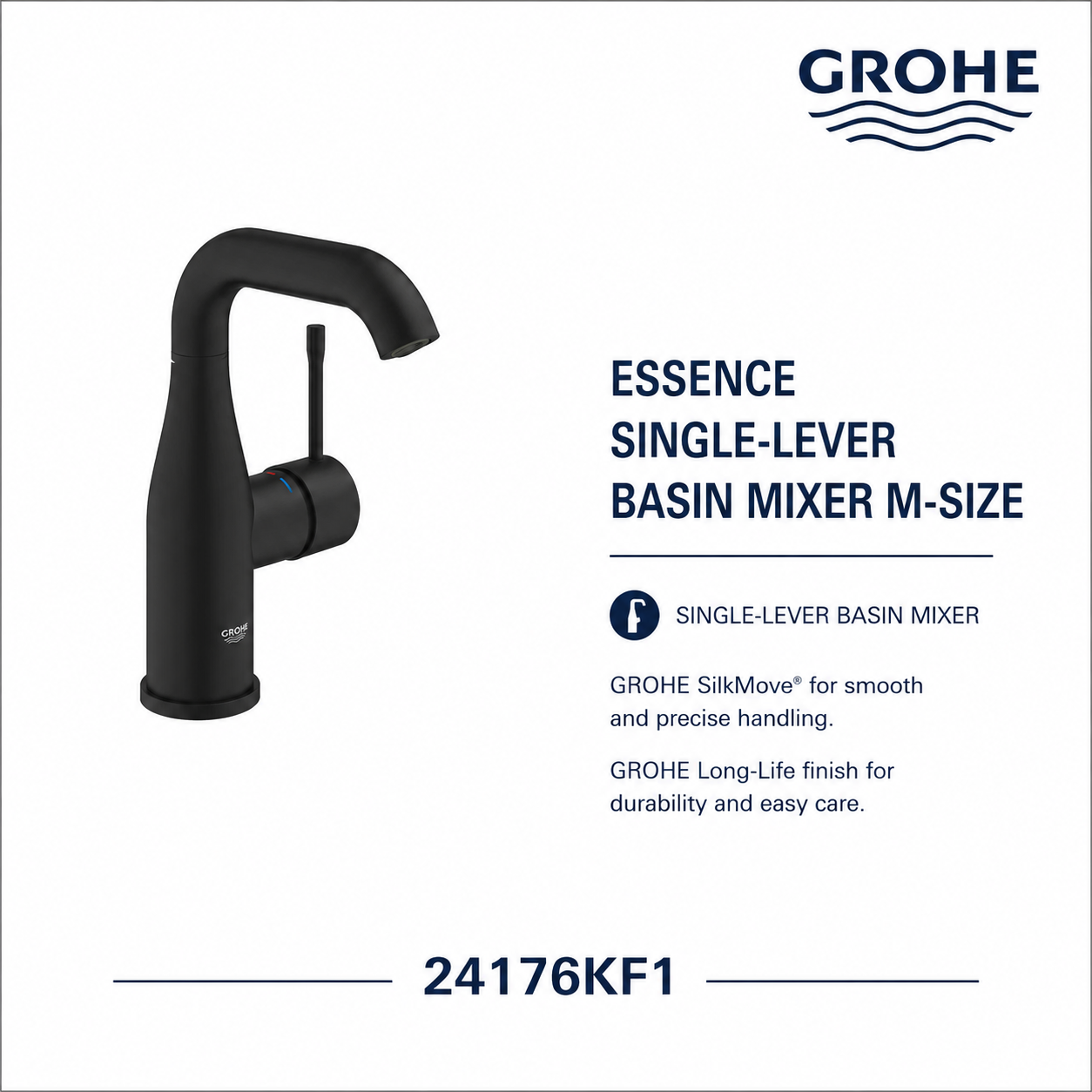 Grohe Essence Single-Lever Basin Mixer M-Size