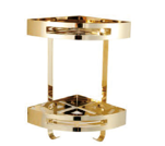 Gold Corner Bathroom Shelf