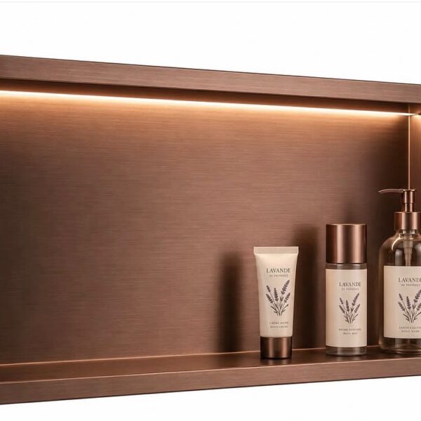 bathroom nich 30*60 brushed rose gold